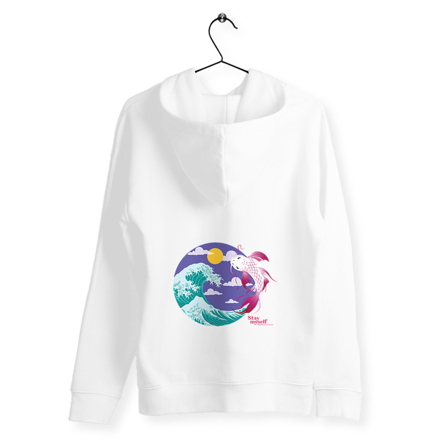 Image back Sweat à capuche - Circle Carpe Koi