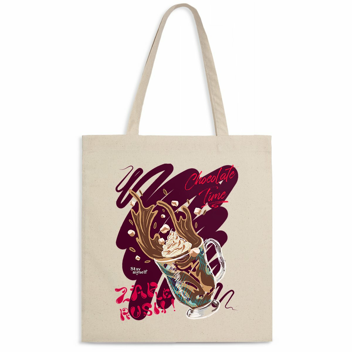 Image back Tote-bag léger - ZAP le Rush - Chocolate Time