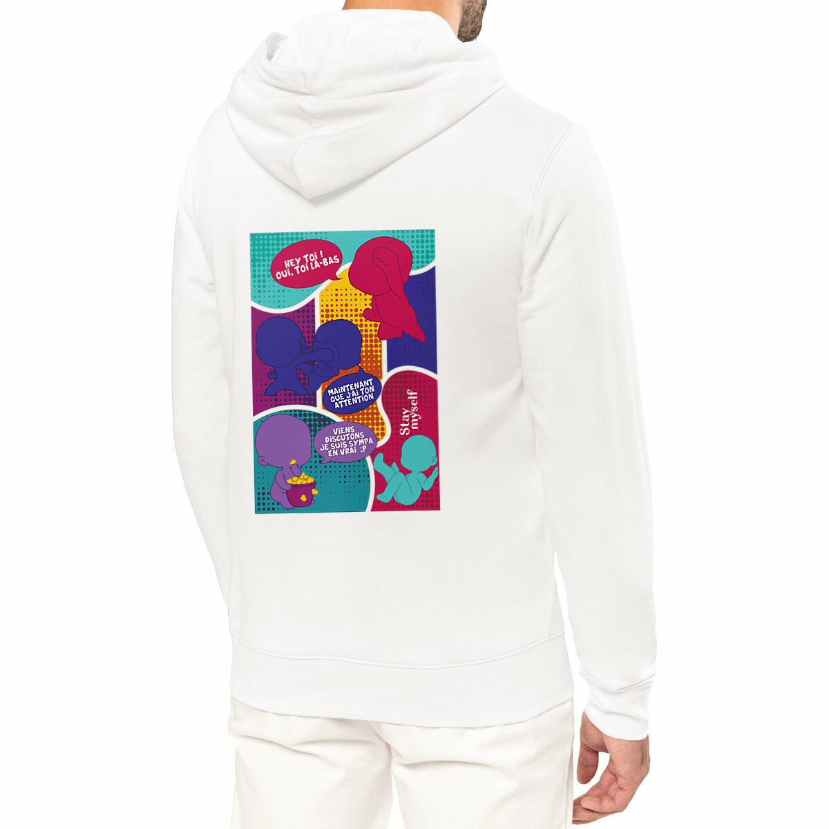 Image front Sweat à capuche - BD - Botage de Fessiers