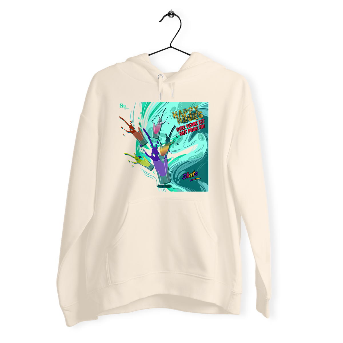 Image back Sweat épais - Happy Hours - Shots