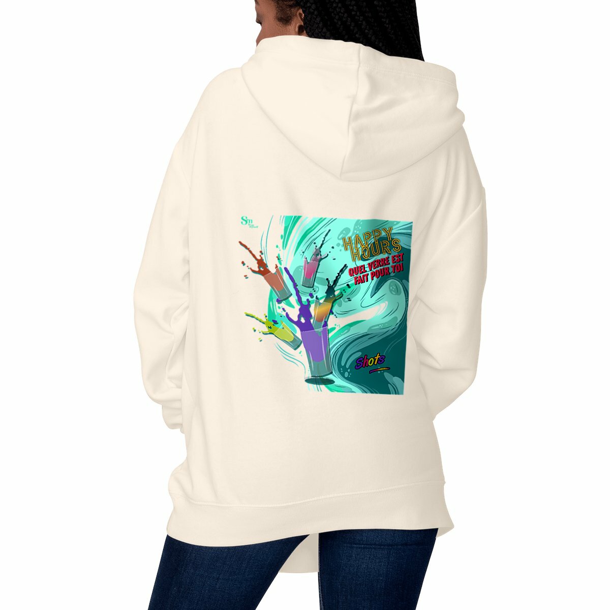 Image front Sweat épais - Happy Hours - Shots