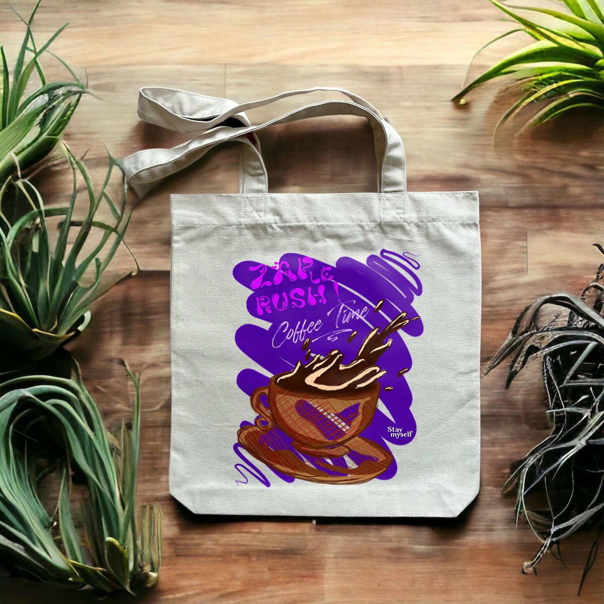 Image front Tote-bag - ZAP le Rush - Coffee Time