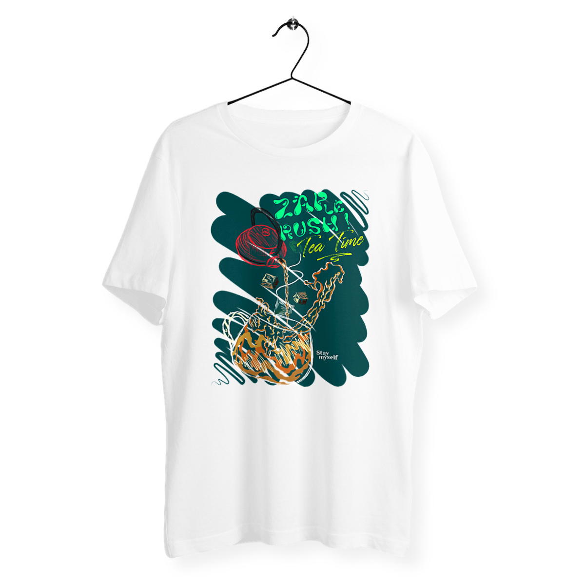 Image back T-shirt - ZAP le Rush - Tea Time