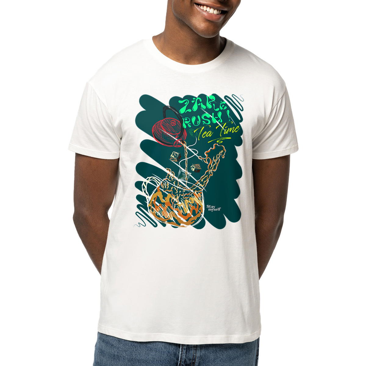 Image front T-shirt - ZAP le Rush - Tea Time