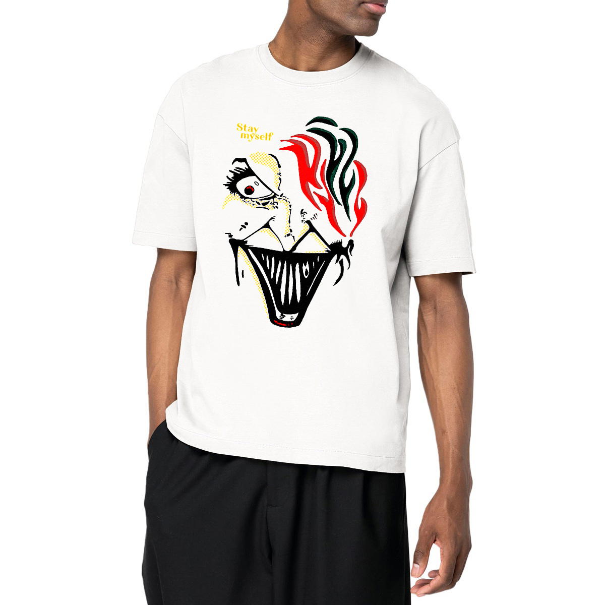 Image front T-shirt Oversize - Joker