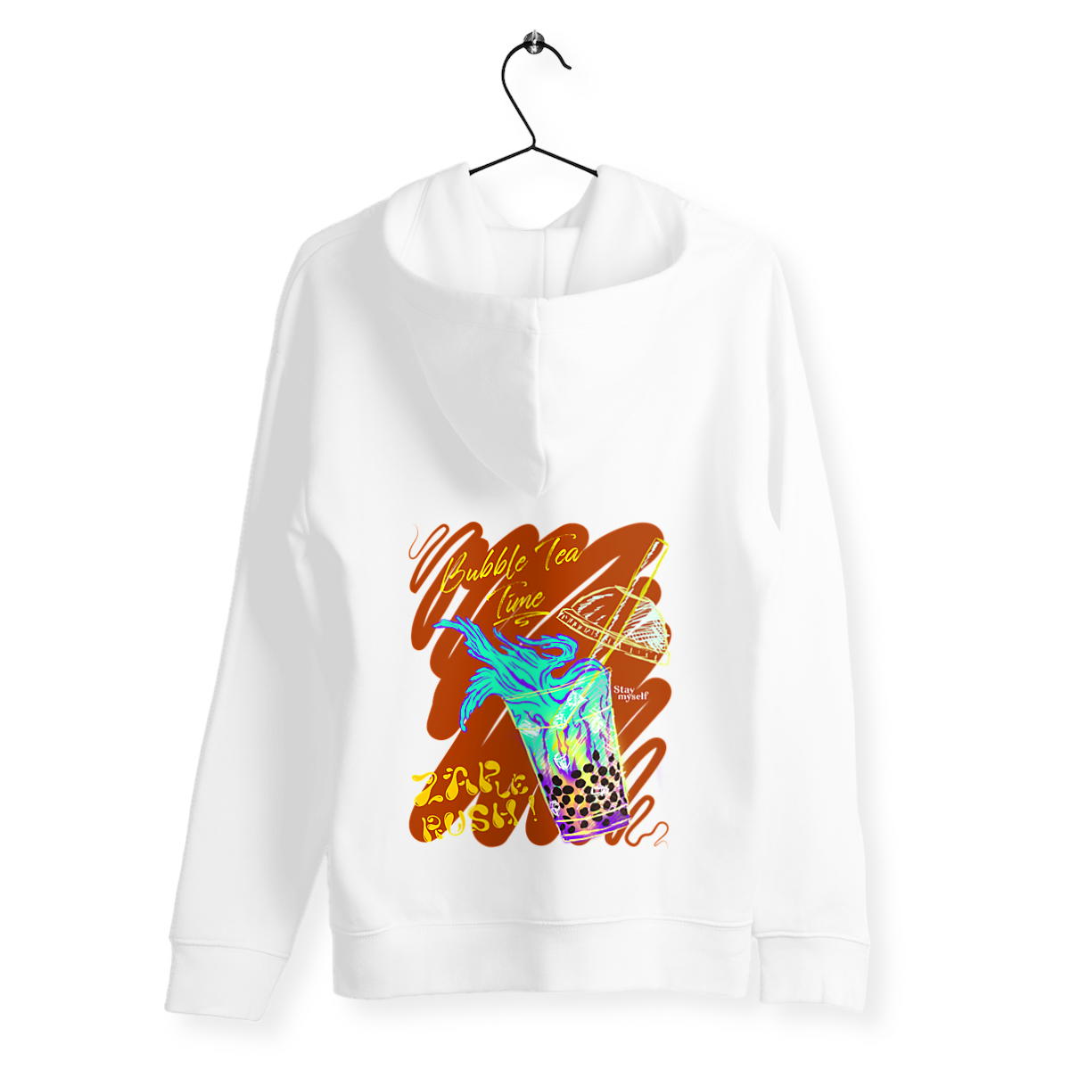 Image back Sweat à capuche - ZAP le Rush - Bubble Tea Time