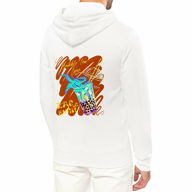 Image front Sweat à capuche - ZAP le Rush - Bubble Tea Time