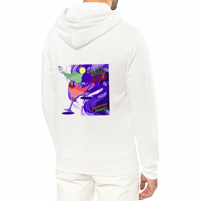 Image front Sweat à capuche - Happy Hours - Daiquiri