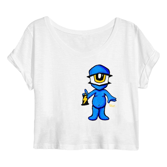 Image back Crop Top - Cyclope