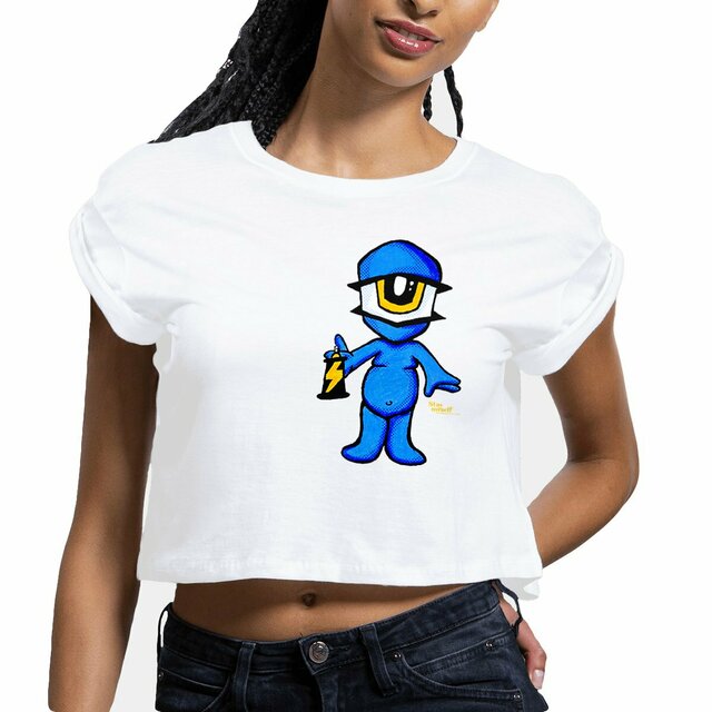 Image front Crop Top - Cyclope