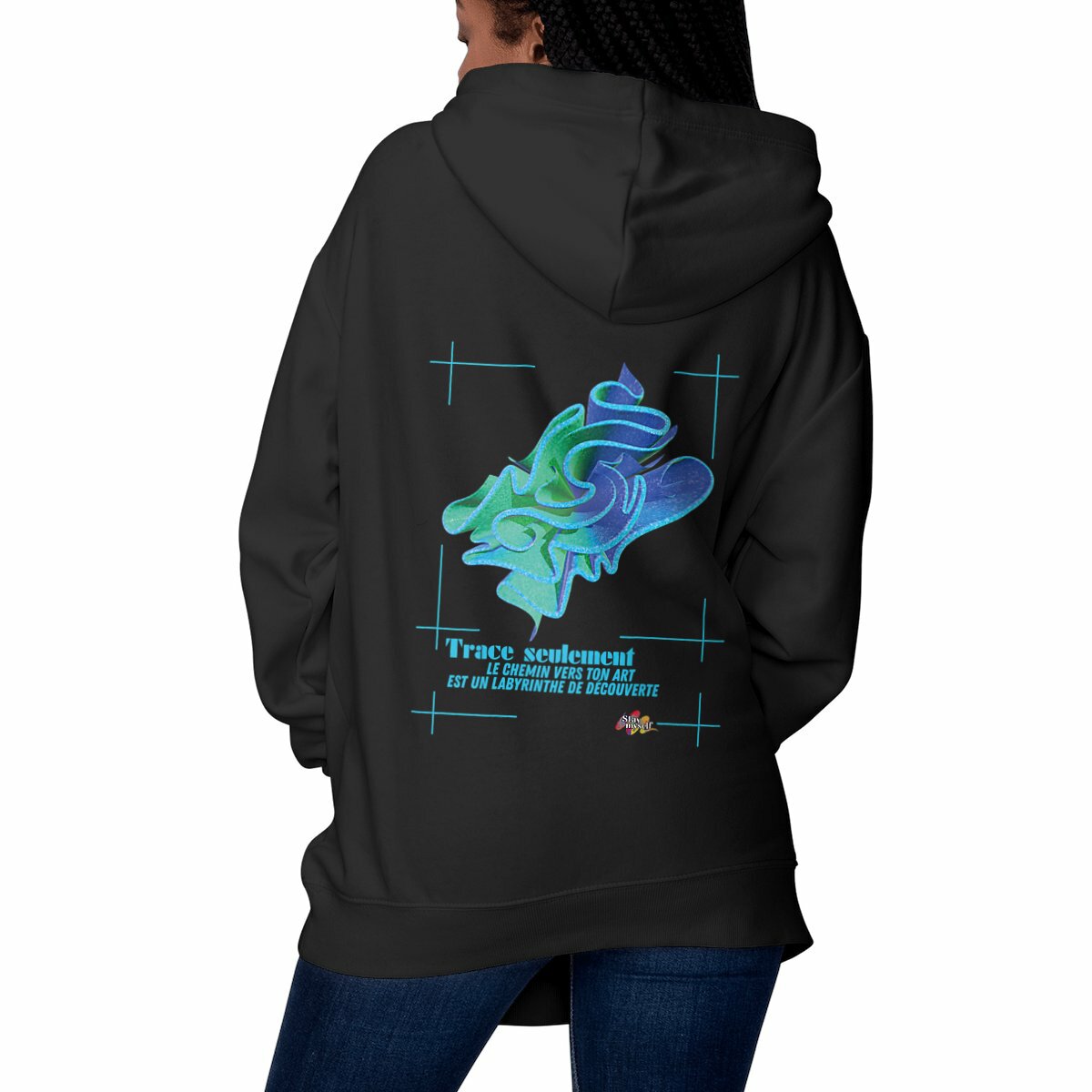 Image front Sweat épais - Tableau 3D - Labyrinthe