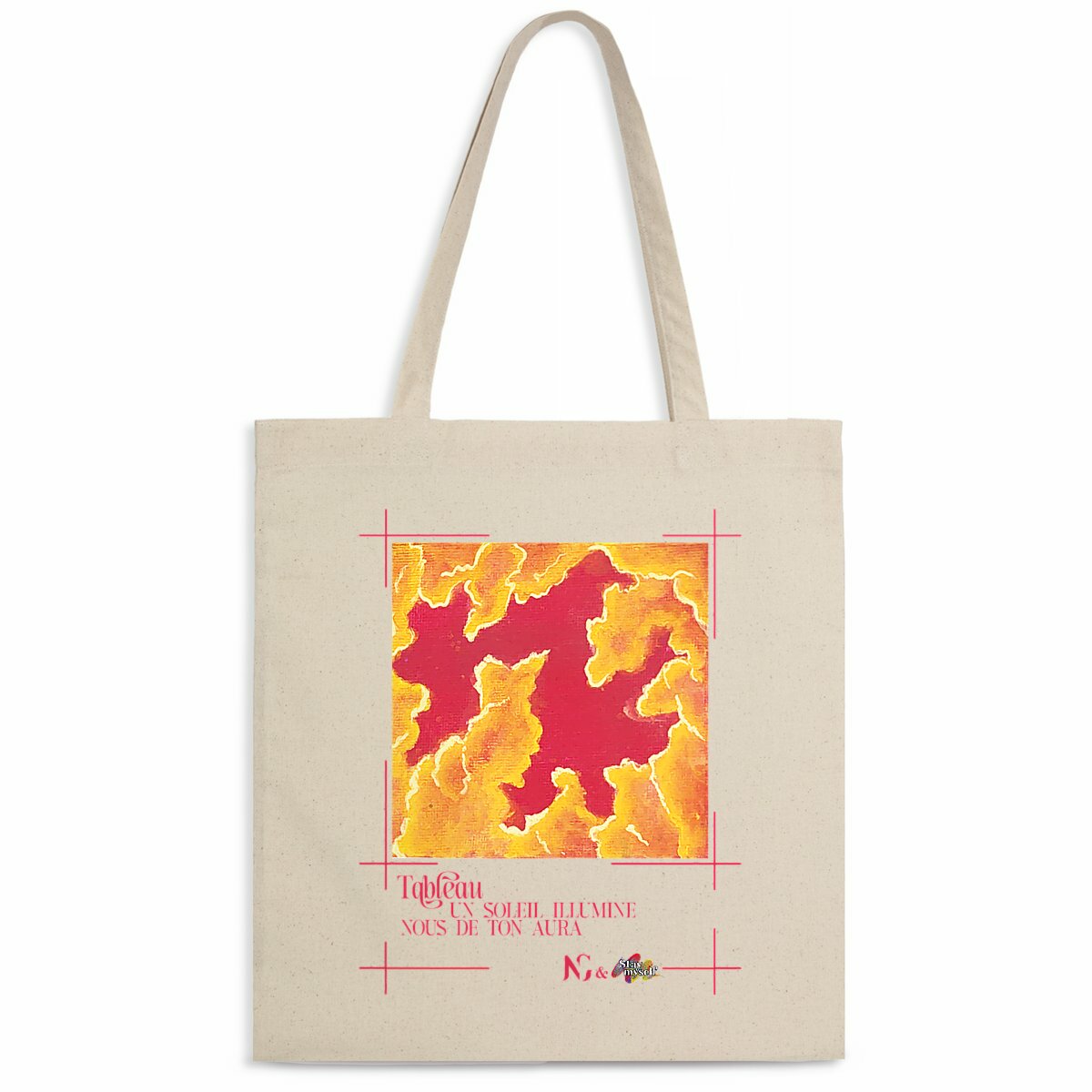 Image back Tote-bag léger - Tableau - Aura Illuminé