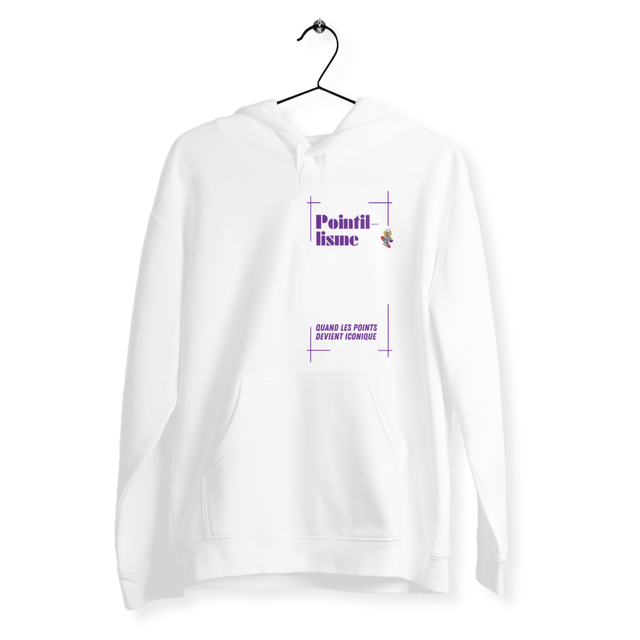 Image back Sweat à capuche - Tableau - Points Iconiques