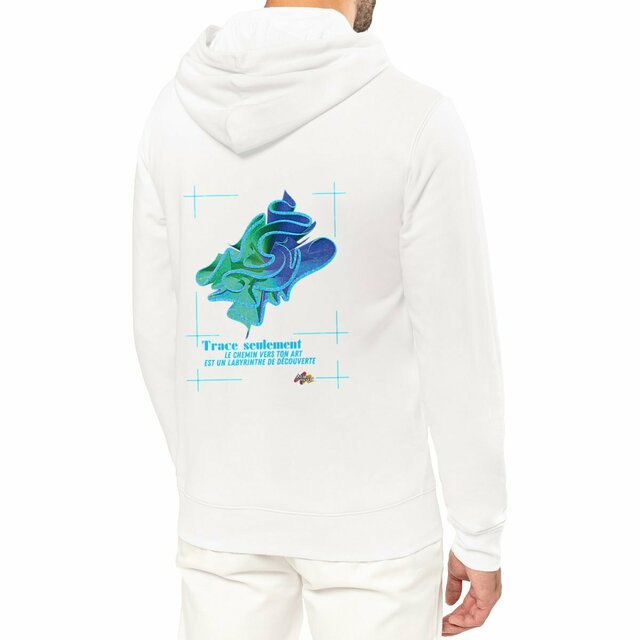 Image front Sweat à capuche - Tableau 3D - Labyrinthe