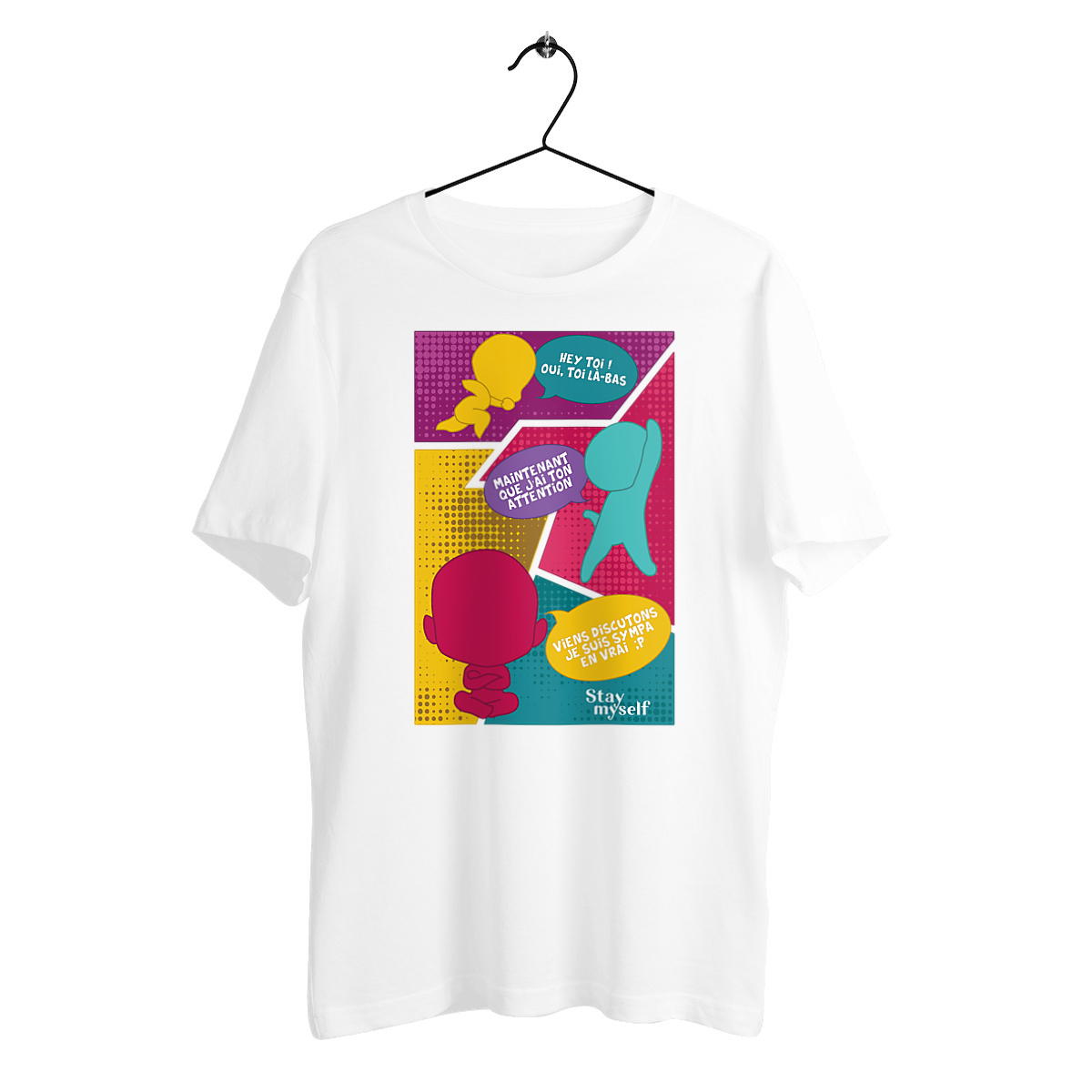 Image back T-shirt épais - BD - Satoris