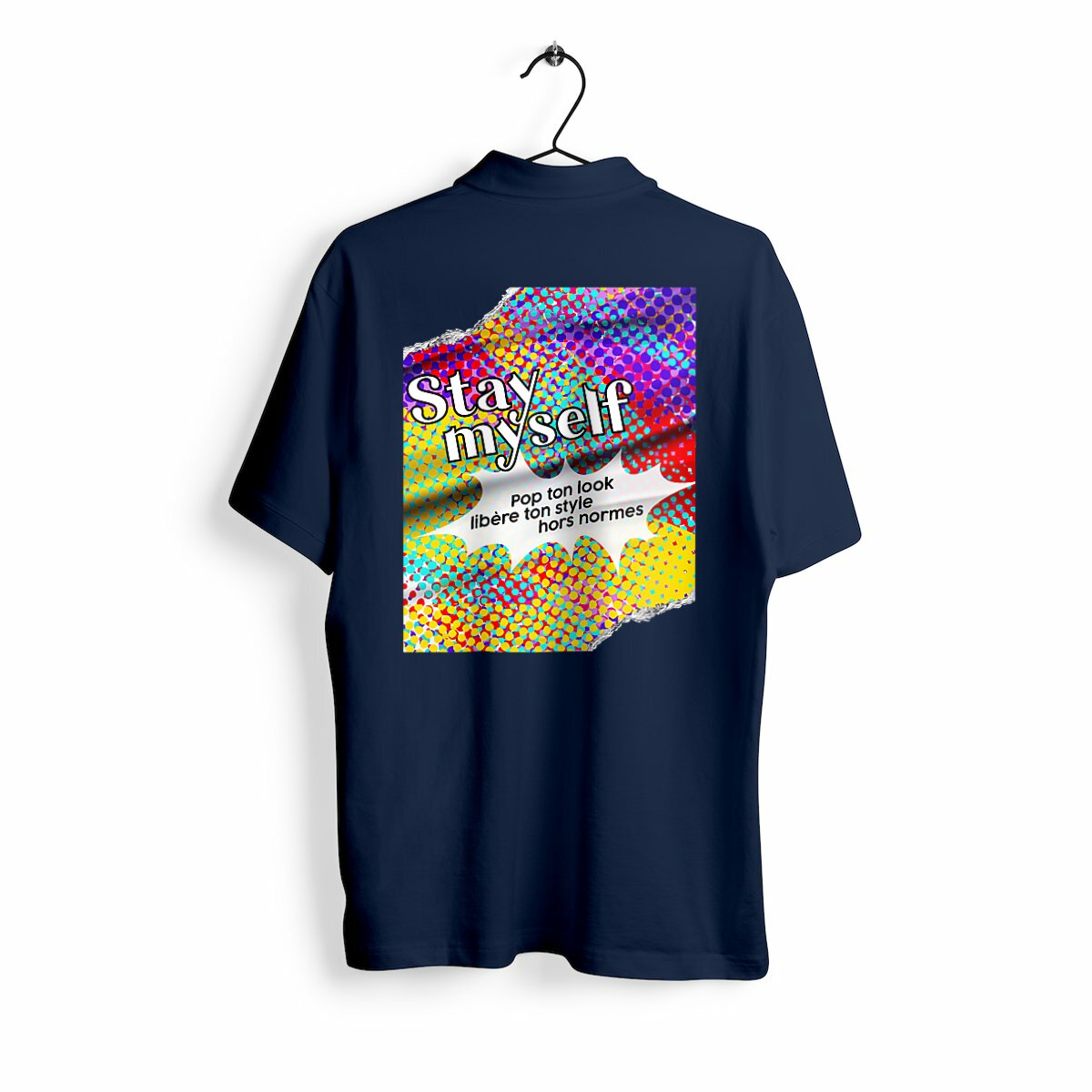 Image back Polo Homme - Stay myself 2.0