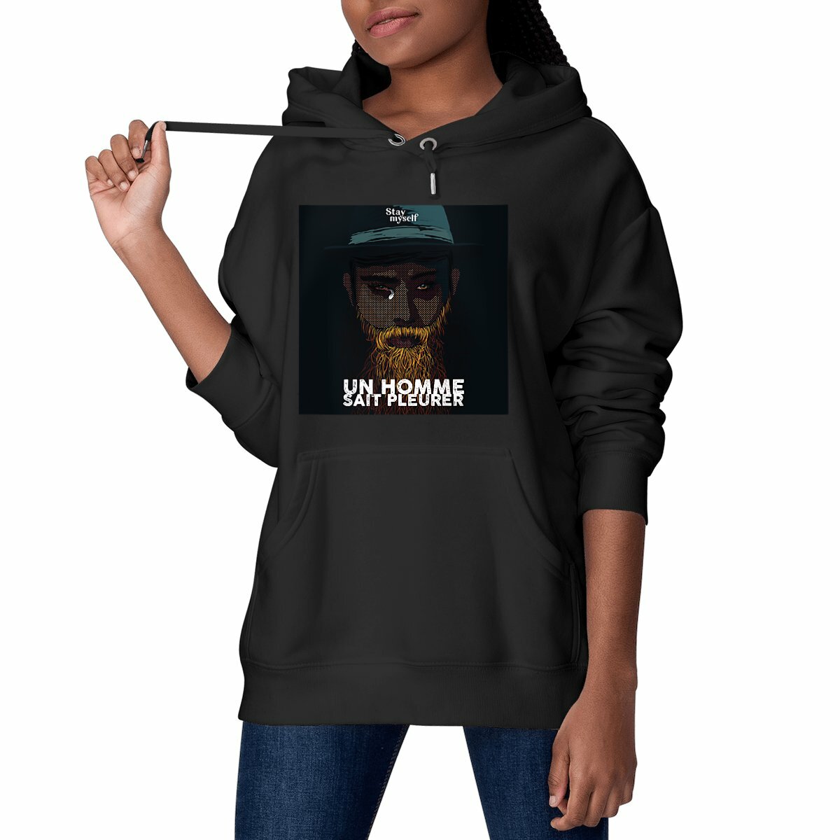 Image front Sweat épais - Un homme sait pleurer