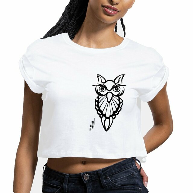 Image front Crop Top - Nocturna