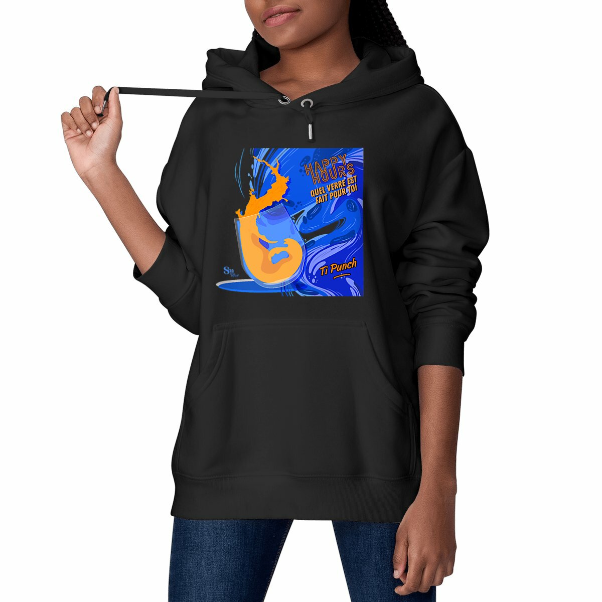 Image front Sweat épais - Happy Hours - Ti Punch