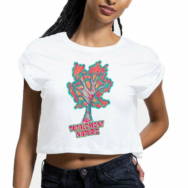 Image front Crop Top - Totalement Nature