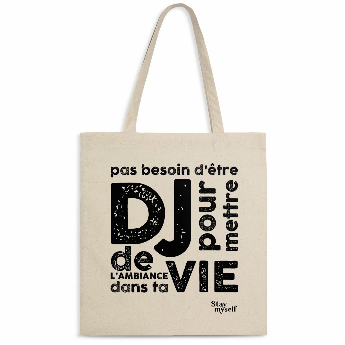 Image back Tote-bag léger - DJ Black