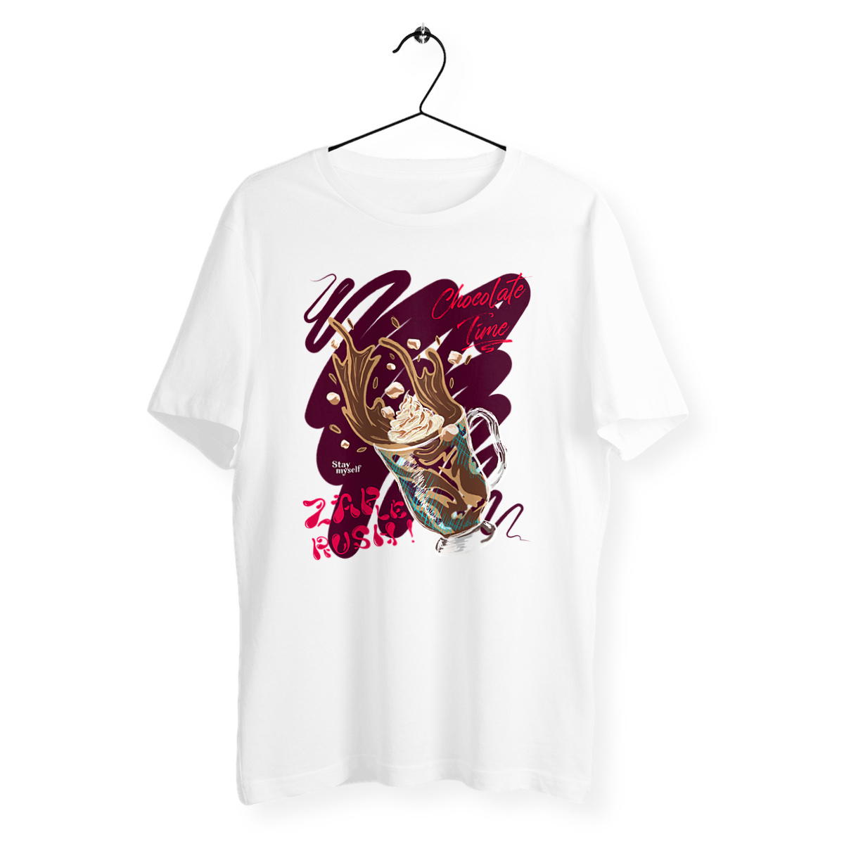 Image back T-shirt - ZAP le Rush - Chocolate Time