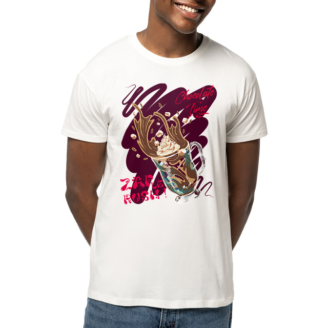 Image front T-shirt - ZAP le Rush - Chocolate Time