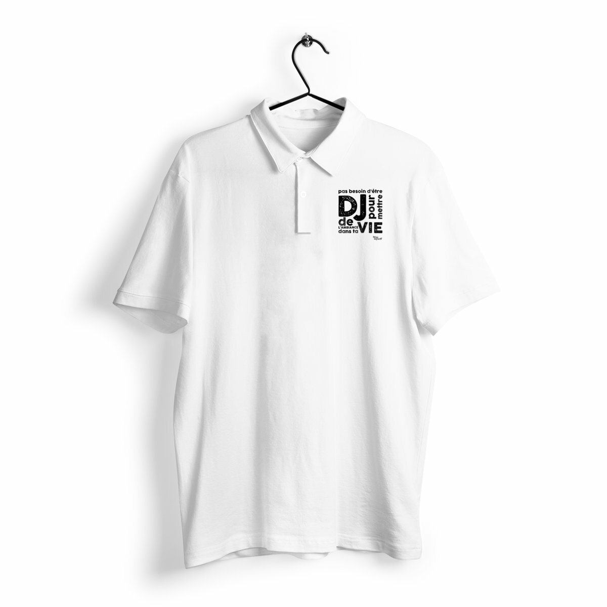 Image back Polo Homme - DJ Black