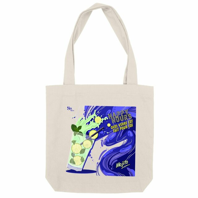 Image back Tote-bag - Happy Hours - Mojito