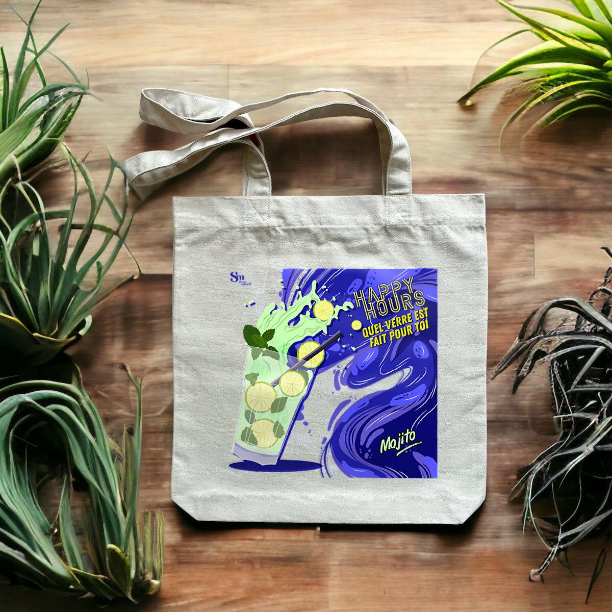 Image front Tote-bag - Happy Hours - Mojito