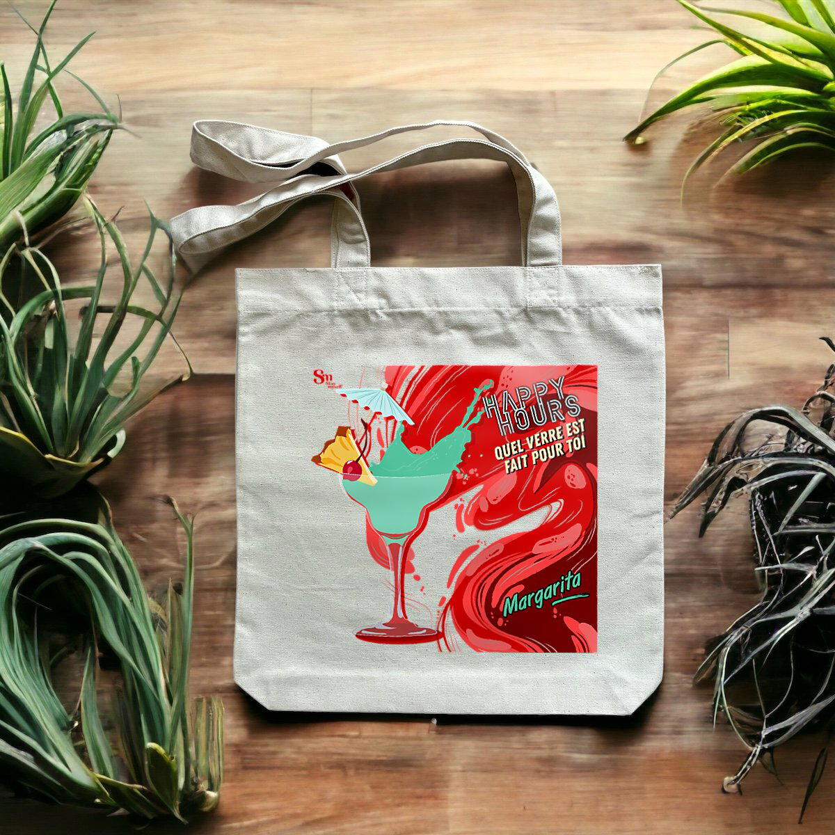 Image front Tote-bag - Happy Hours - Margarita