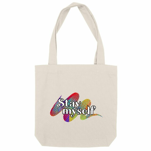 Image back Tote-bag - Stay myself Signature