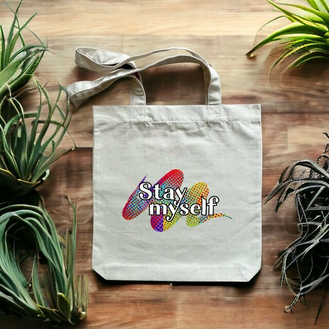 Image front Tote-bag - Stay myself Signature