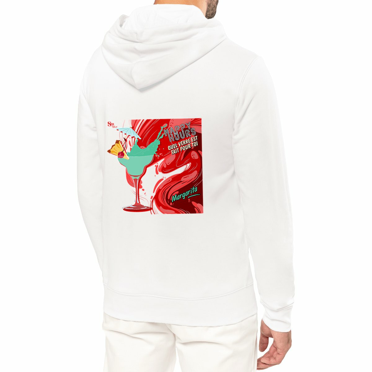 Image front Sweat à capuche - Happy Hours - Margarita