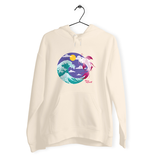 Image back Sweat épais - Circle Carpe koi