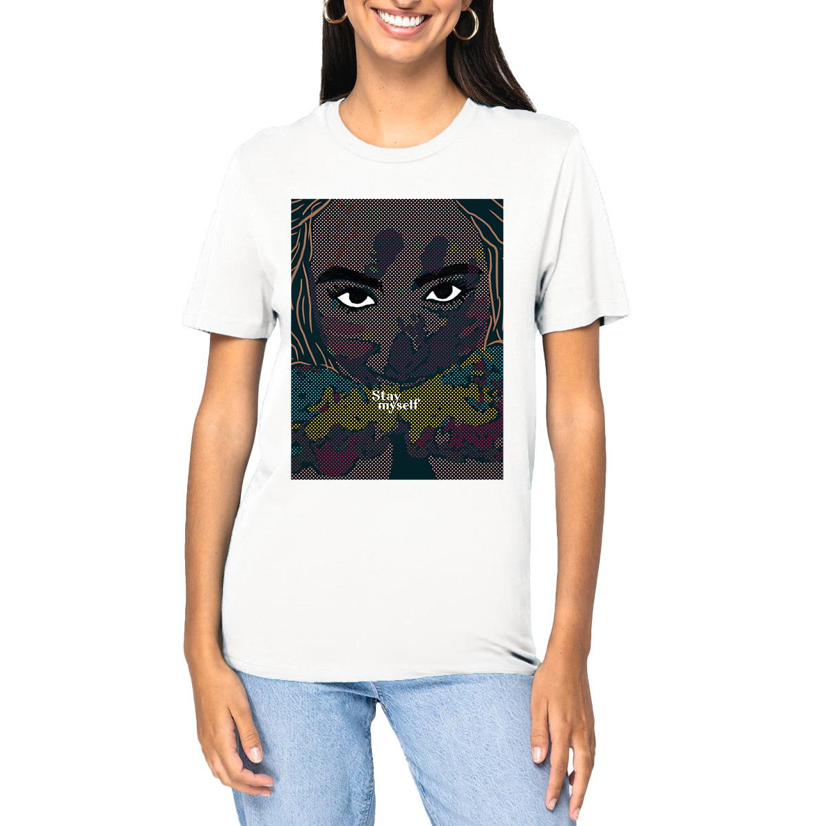 Image front T-shirt épais - Festival Color