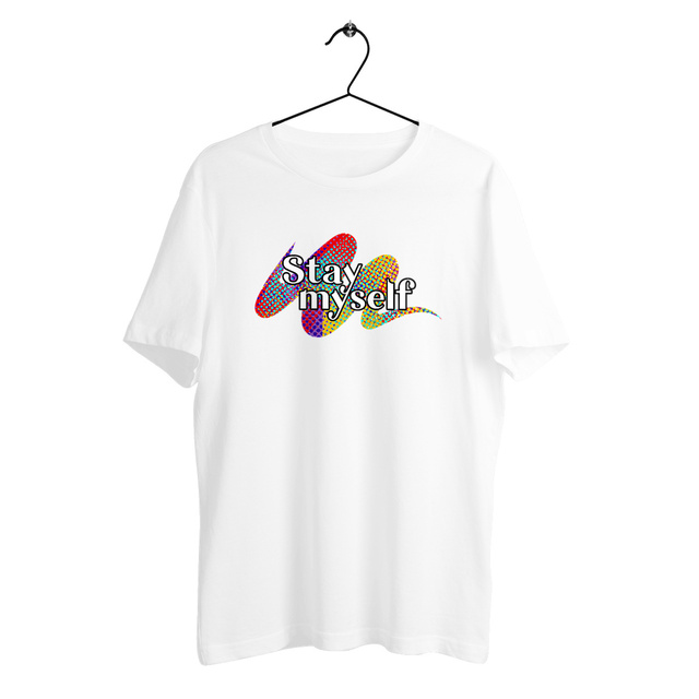 Image back T-shirt épais - Stay myself Signature