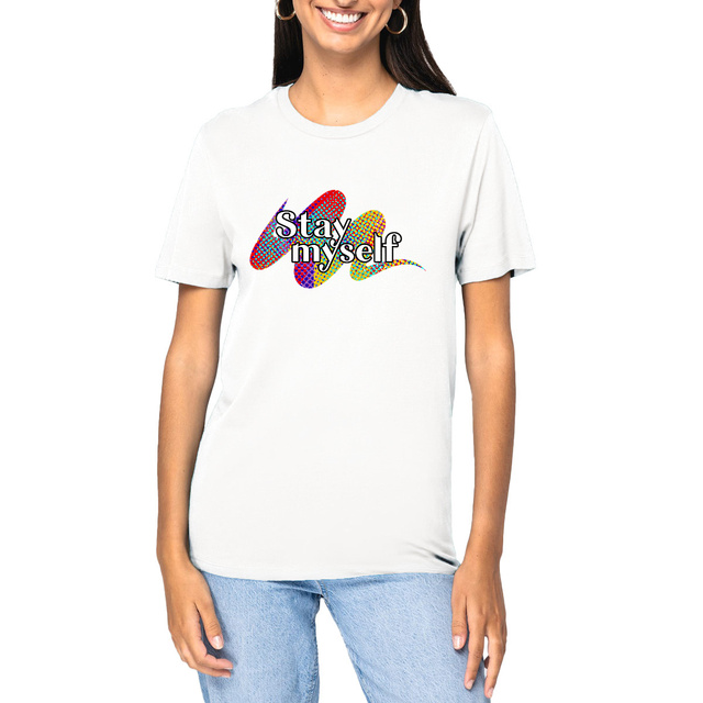 Image front T-shirt épais - Stay myself Signature