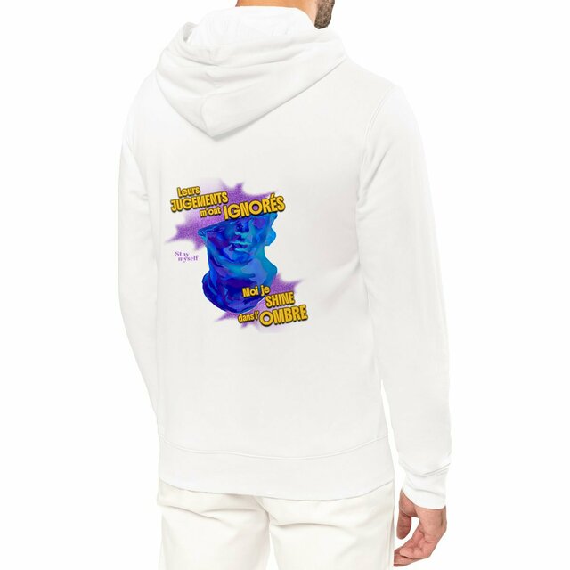 Image front Sweat à capuche - STATUER no excuses - Shine Only