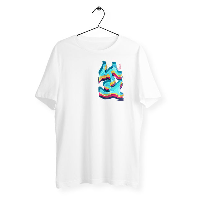 Image back T-shirt - Color Flow