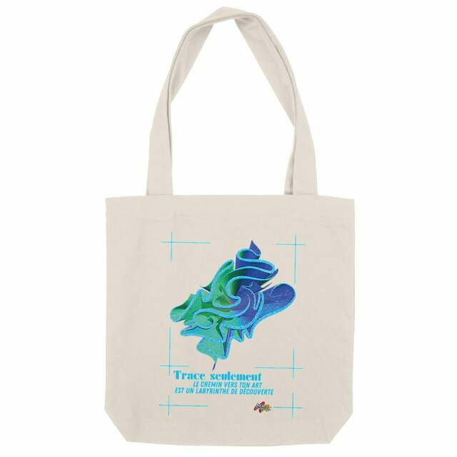 Image back Tote-bag - Tableau 3D - Labyrinthe