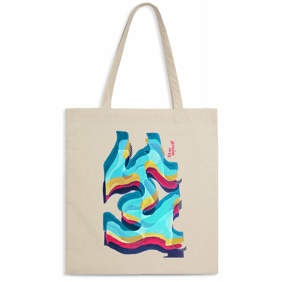 Image back Tote-bag léger - Color Flow