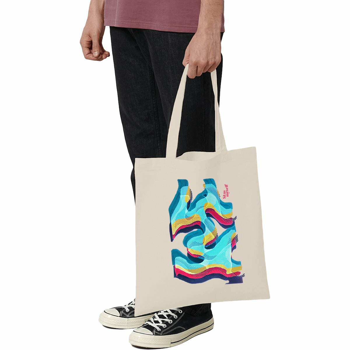 Image front Tote-bag léger - Color Flow