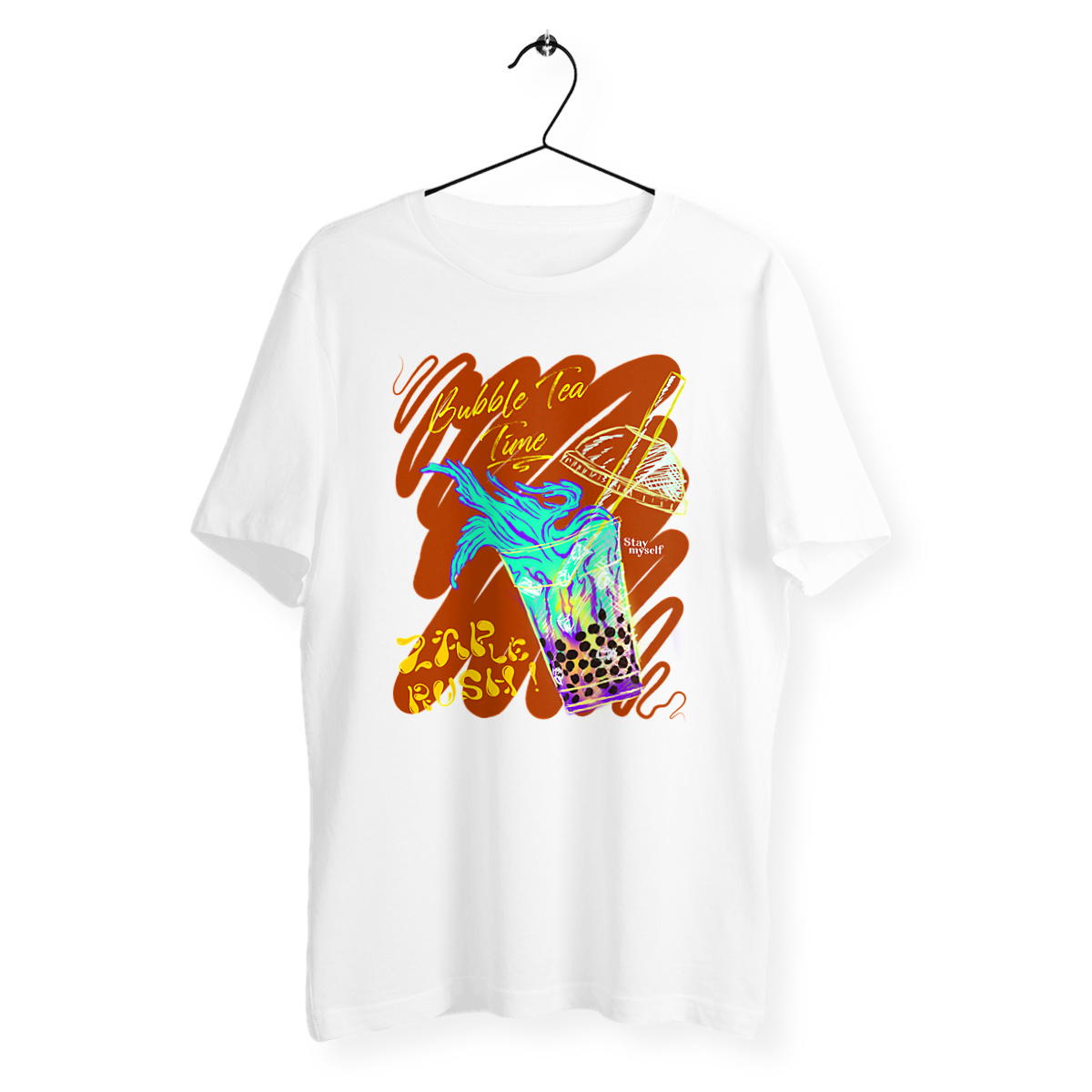 Image back T-shirt - ZAP le Rush - Bubble Tea Time