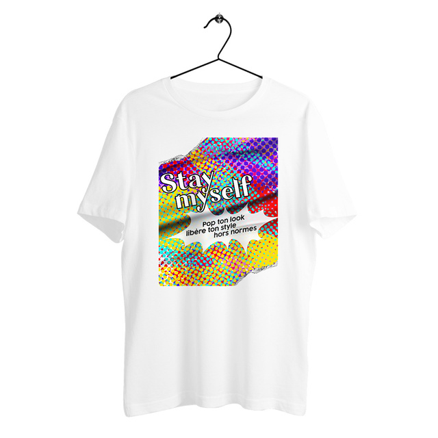 Image back T-shirt épais - Stay myself 2.0