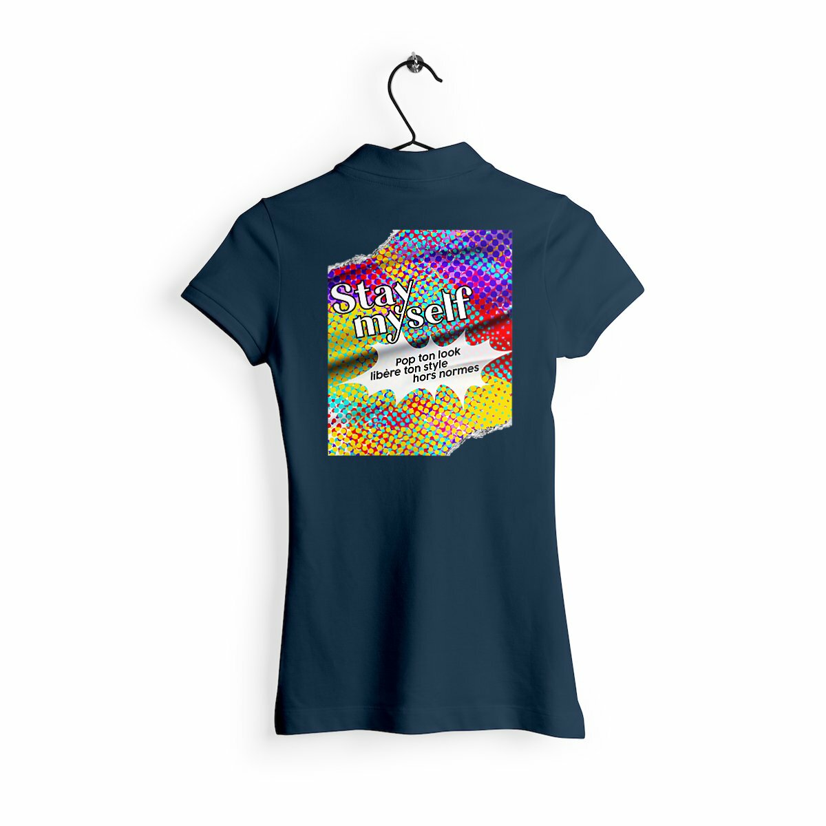 Image back Polo Femme - Stay myself 2.0