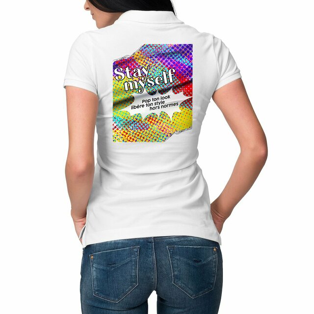 Image front Polo Femme - Stay myself 2.0