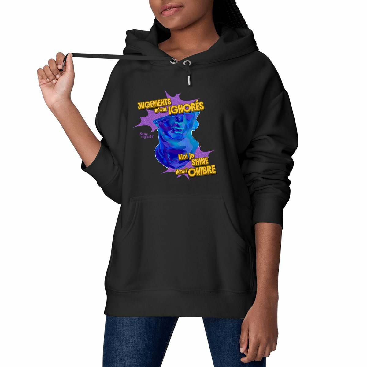 Image front Sweat épais - STATUER no excuses - Shine Only