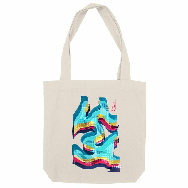 Image back Tote-bag - Color Flow