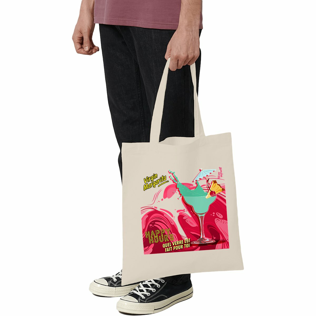 Image front Tote-bag léger - Happy Hours Mocktails - Virgin Margarita
